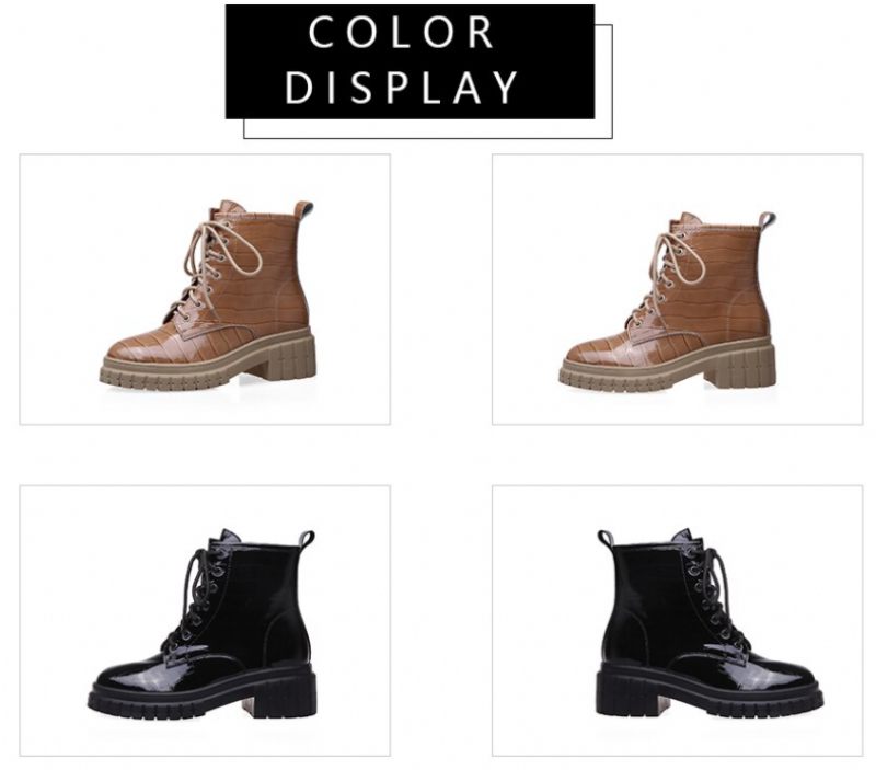 Nashira Boots Ankelhöjd - Brun utan plysch