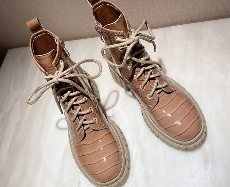 Nashira Boots Ankelhöjd - Brun utan plysch