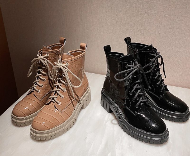 Nashira Boots Ankelhöjd - Brun utan plysch