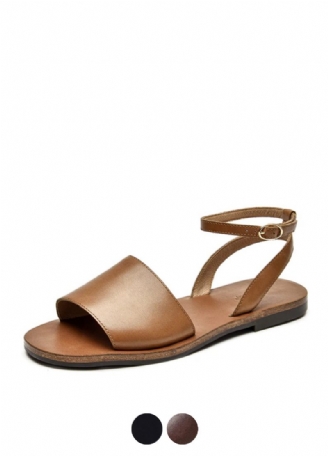 Natalia Designersandal I Läder För Kvinnor