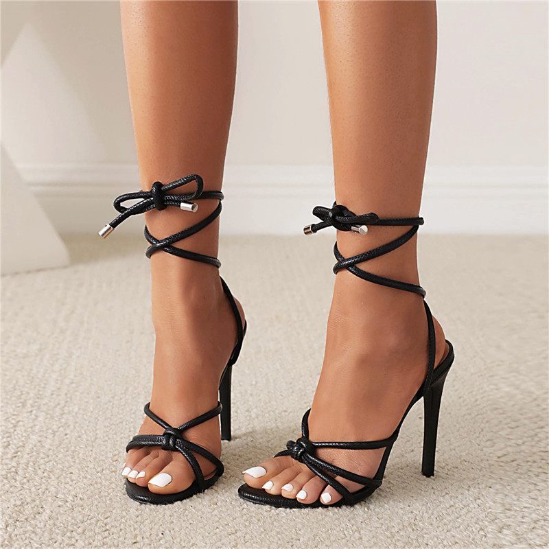 Nathacha Sandal Med Hög Klack För Kvinnor - Grön
