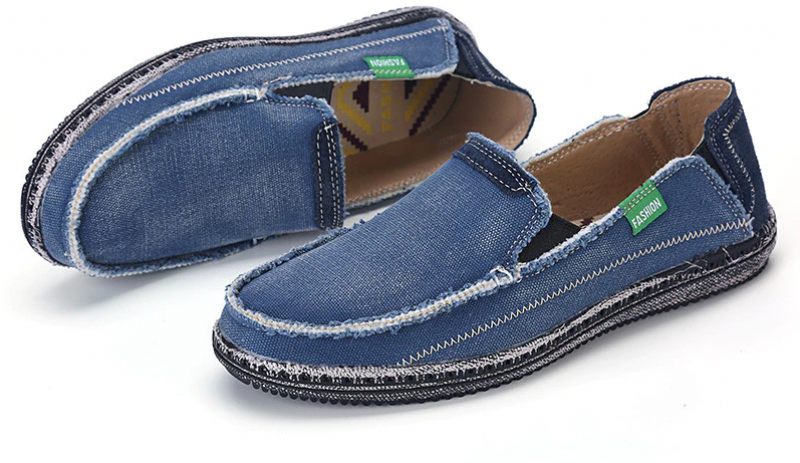 Nathan Loafers Modeskor För Män - Blå