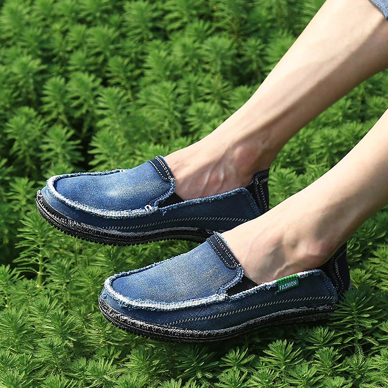 Nathan Loafers Modeskor För Män - Blå