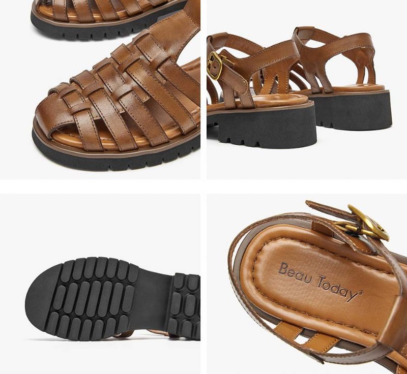 Natucha Sandal För Kvinnor - Brun