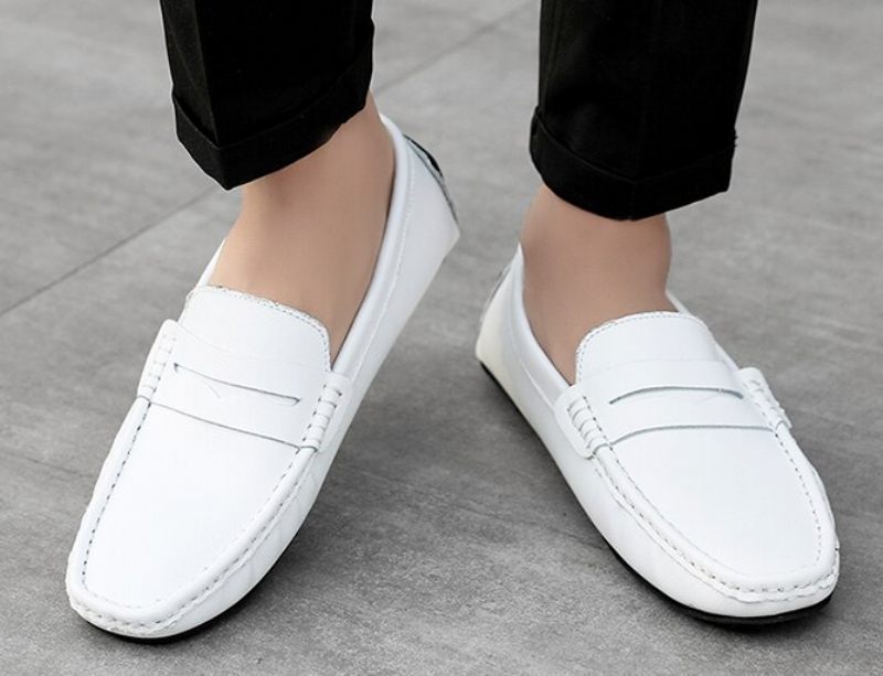 Navas Bekväma Loafers-skor För Män - Grå