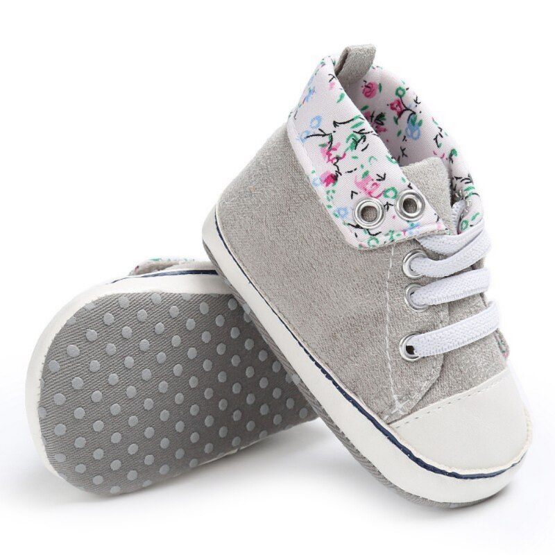 Naylek Baby Flickor Casual Sneakers - Grå