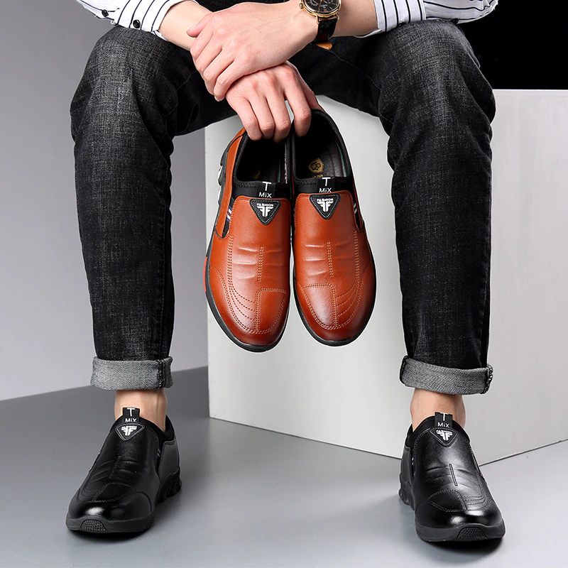 Neil Herr Loafers Klänning Skor - Orange