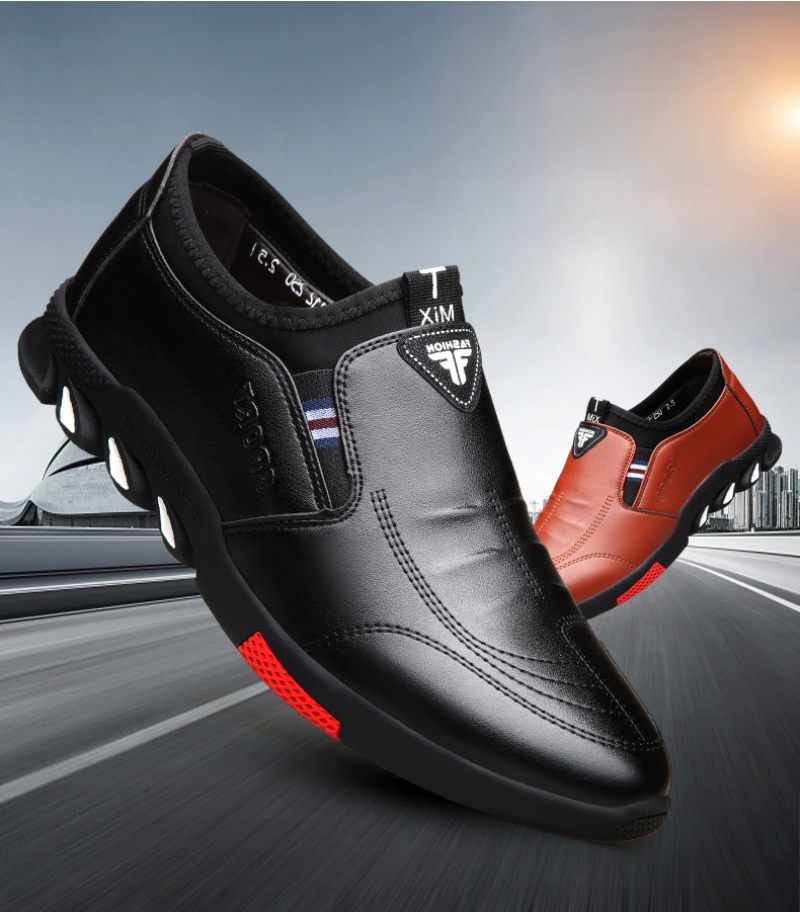 Neil Herr Loafers Klänning Skor - Orange