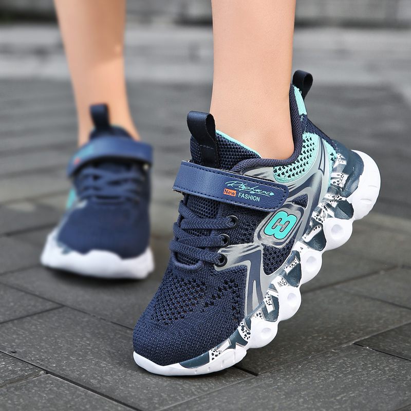 Neitan Pojkar Mode Sneakers - Marinblå