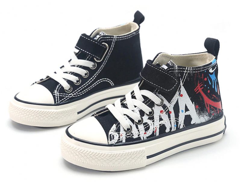 Nelson Pojkar Höga Sneakers - Svart