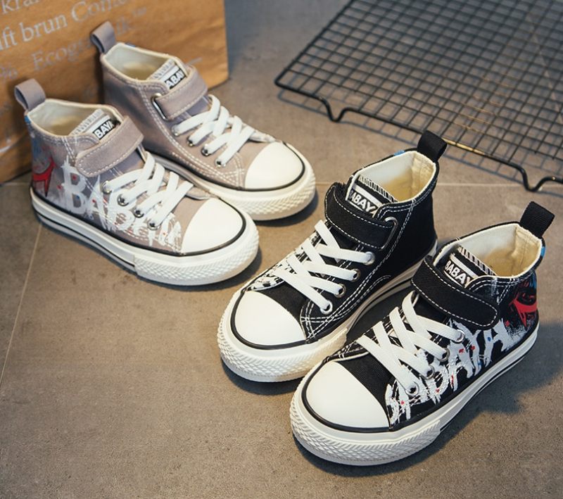 Nelson Pojkar Höga Sneakers - Svart