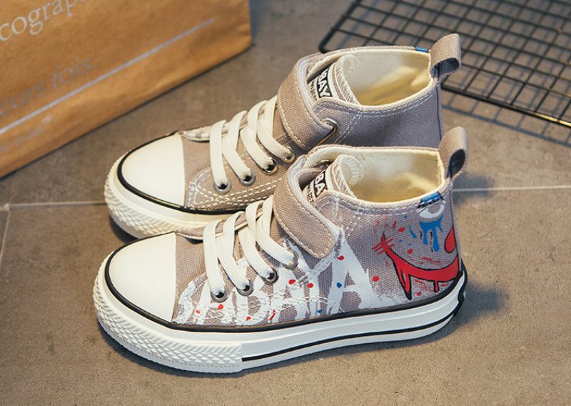 Nelson Pojkar Höga Sneakers - Svart