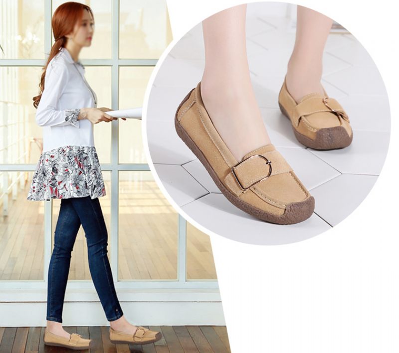 Nena Loaferskor För Kvinnor - Beige