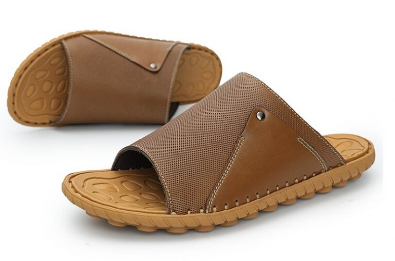 Neuer Utomhussandal För Män - Brun