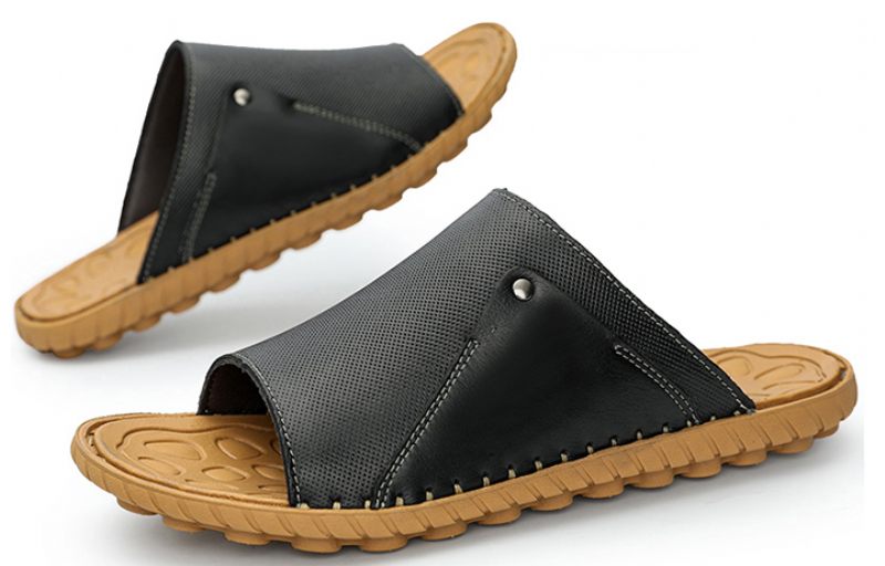 Neuer Utomhussandal För Män - Brun