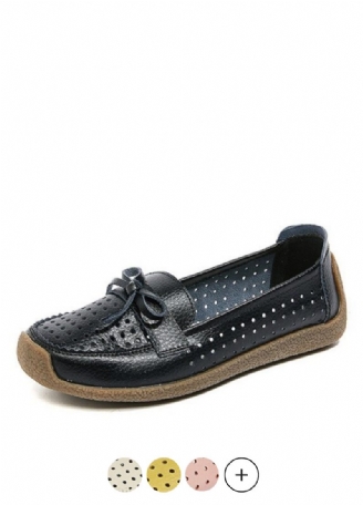 Nicole Dam Summer Slip-on Loafer Svarta Skor