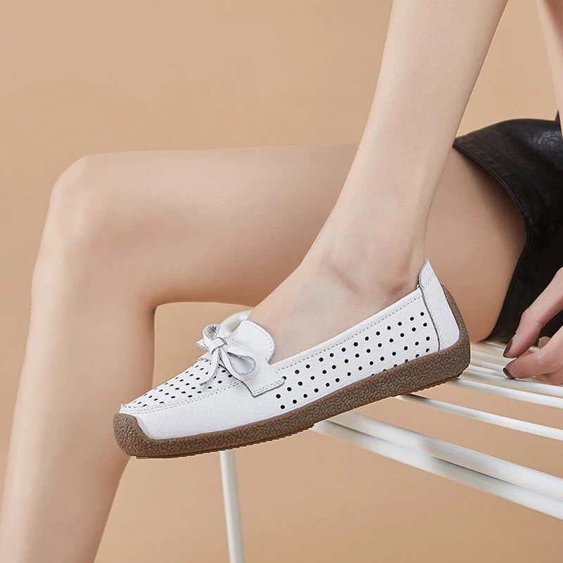 Nicole Dam Summer Slip-on Loafer Svarta Skor - Svart