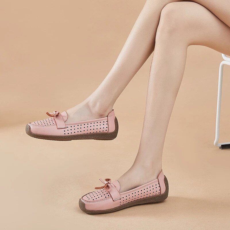 Nicole Dam Summer Slip-on Loafer Svarta Skor - Svart