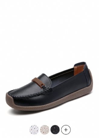 Nicolina Damer Andas Leather Loafer Svarta Skor