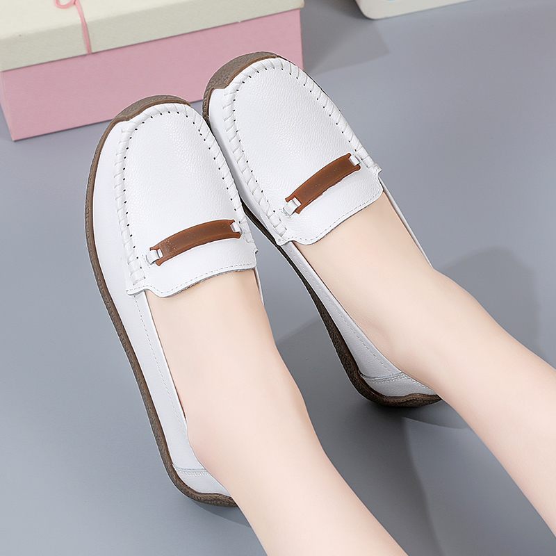 Nicolina Damer Andas Leather Loafer Svarta Skor - Black Hollow