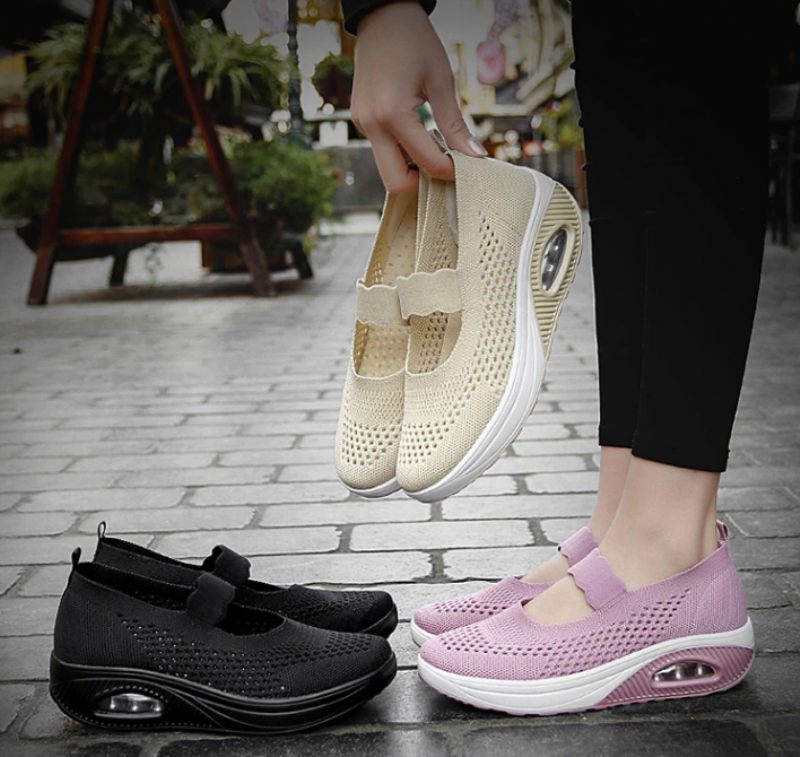 Ninoska Slip-on-svarta Skor För Kvinnor - Svart