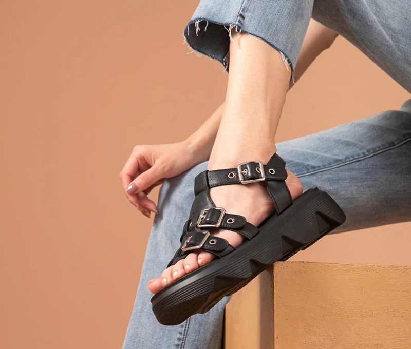 Noel Platform Sandal För Kvinnor - Svart