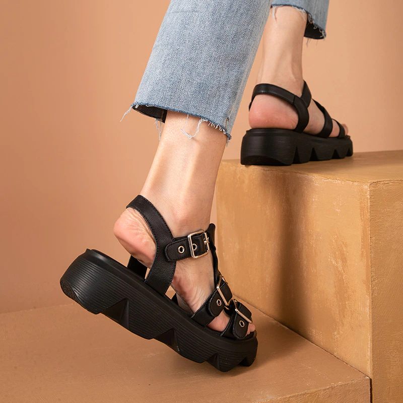 Noel Platform Sandal För Kvinnor - Svart