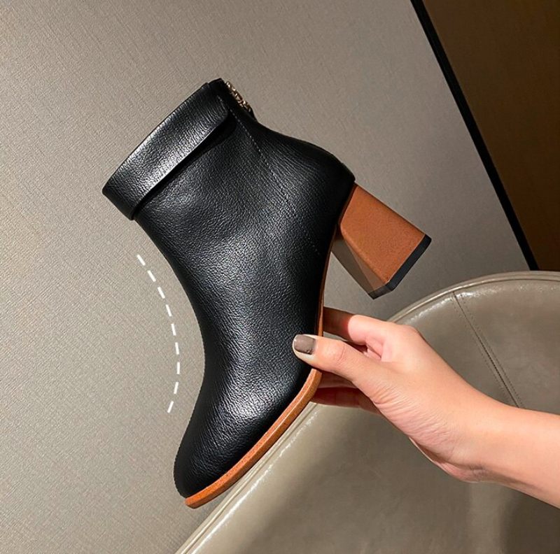 Nonna Booties Ankellängd - Beige