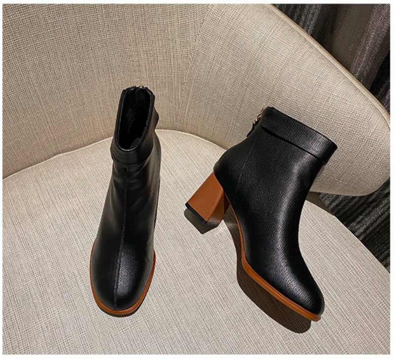 Nonna Booties Ankellängd - Beige