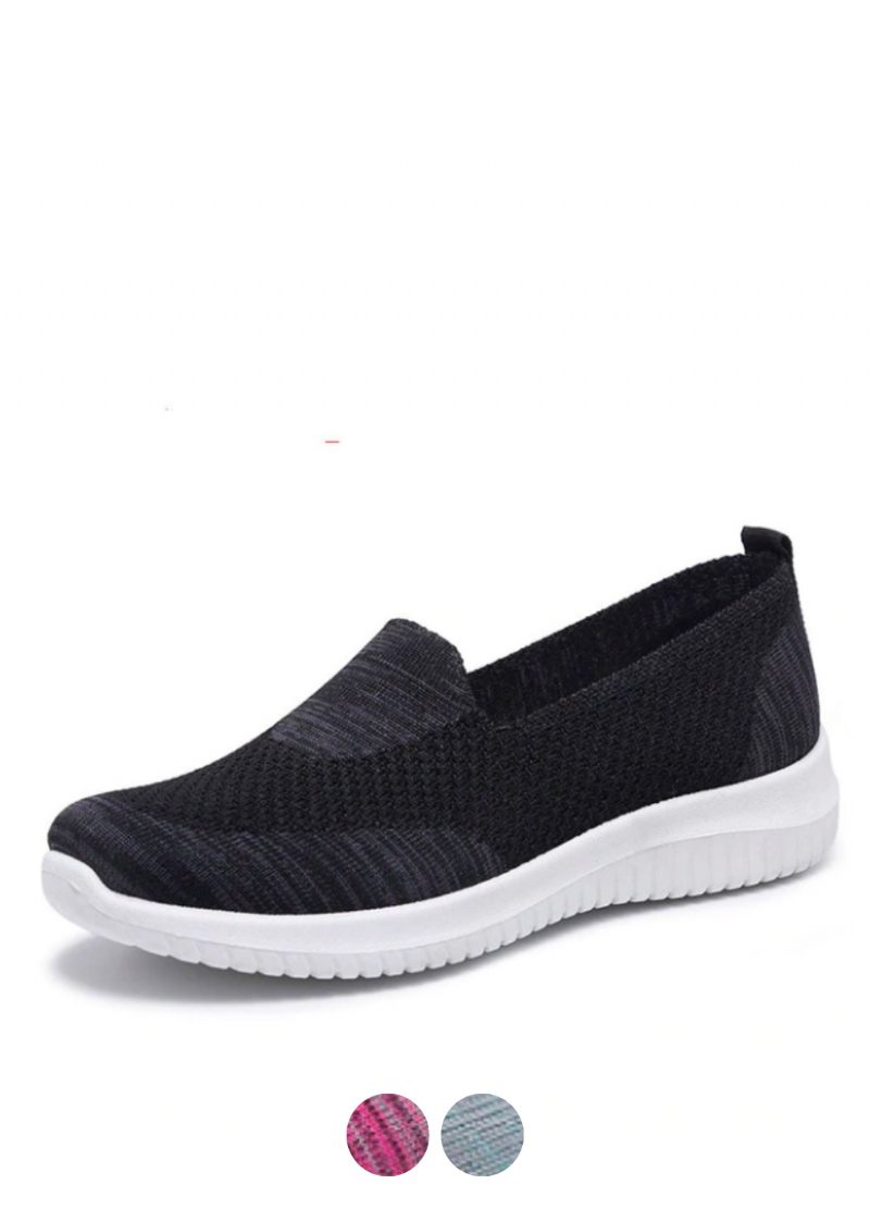Nubia Svarta Slip-on Skor För Kvinnor