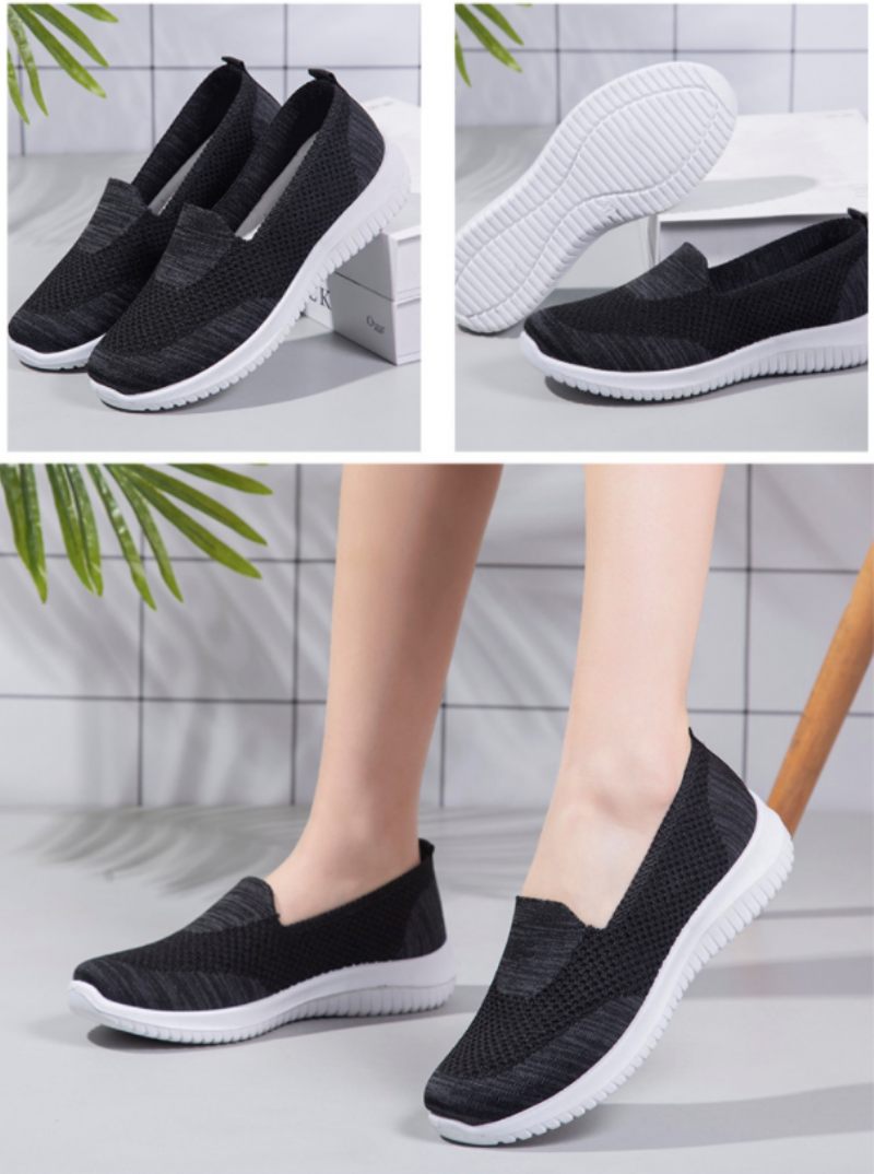 Nubia Svarta Slip-on Skor För Kvinnor - Svart