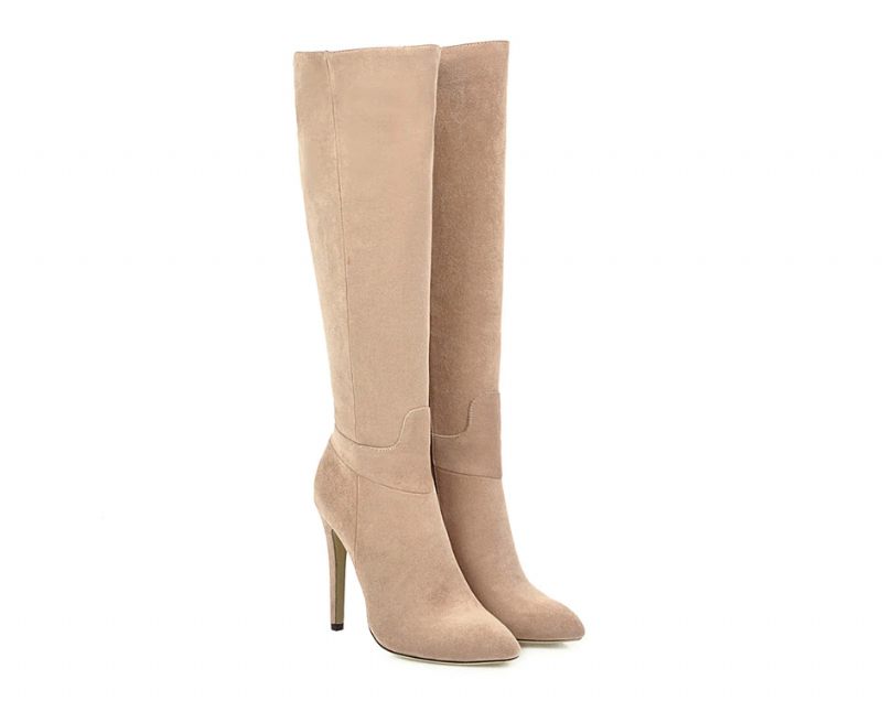 Nurys Boots Knälång - Aprikos