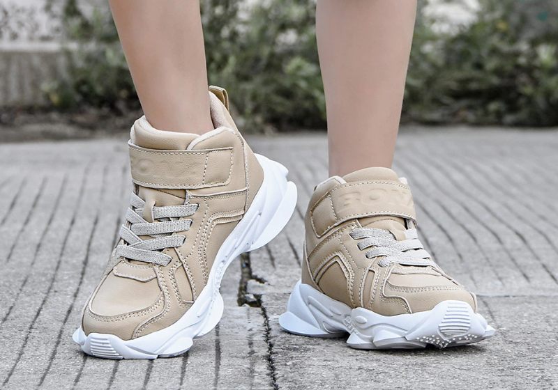 Ocasio Unisex Utomhussneaker För Barn - Grå Päls