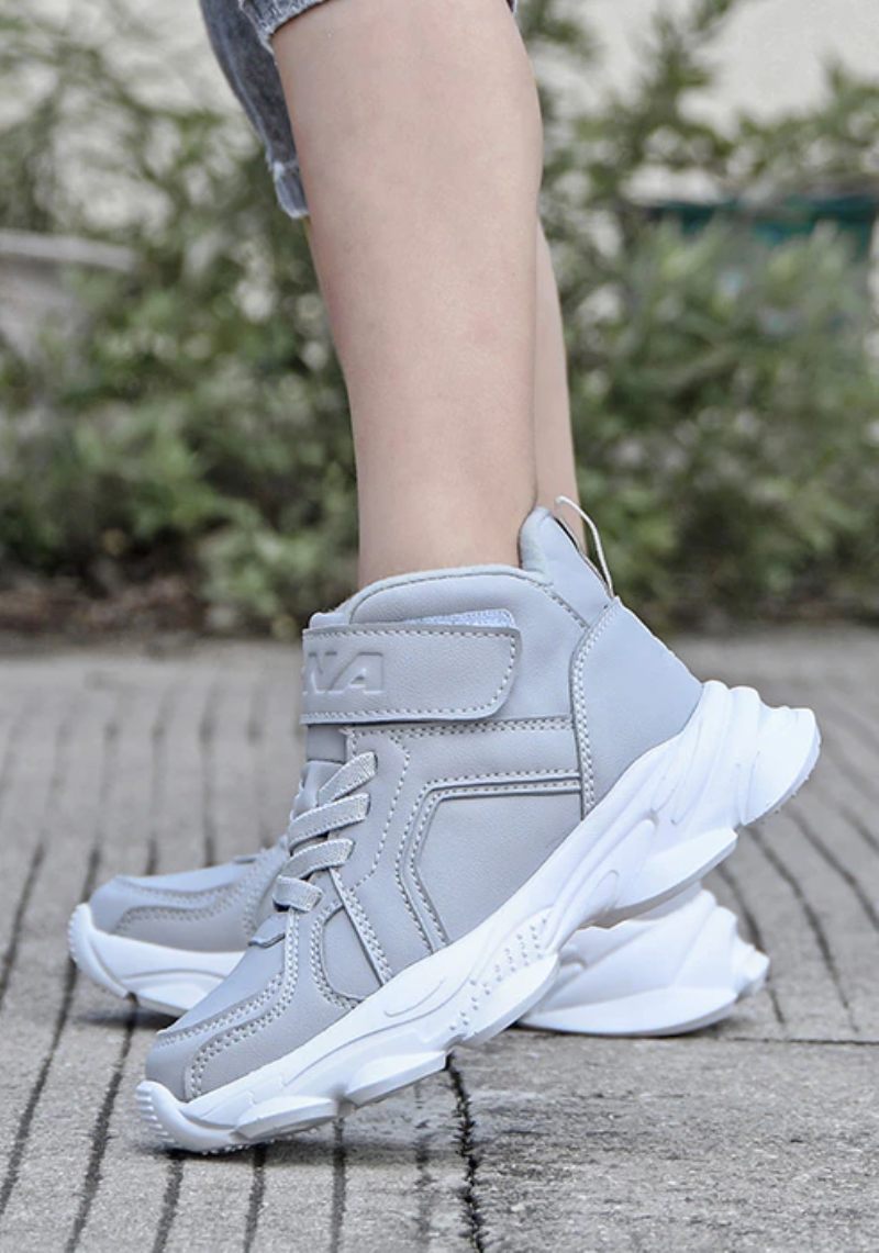 Ocasio Unisex Utomhussneaker För Barn - Grå Päls
