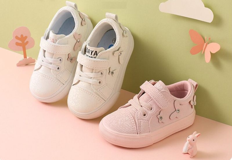 Oda Baby Flickor Casual Sneaker - Beige