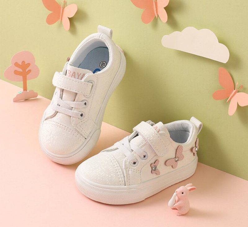 Oda Baby Flickor Casual Sneaker - Beige