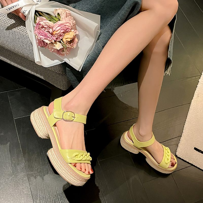 Olga Casual Sandaler För Kvinnor - Gul