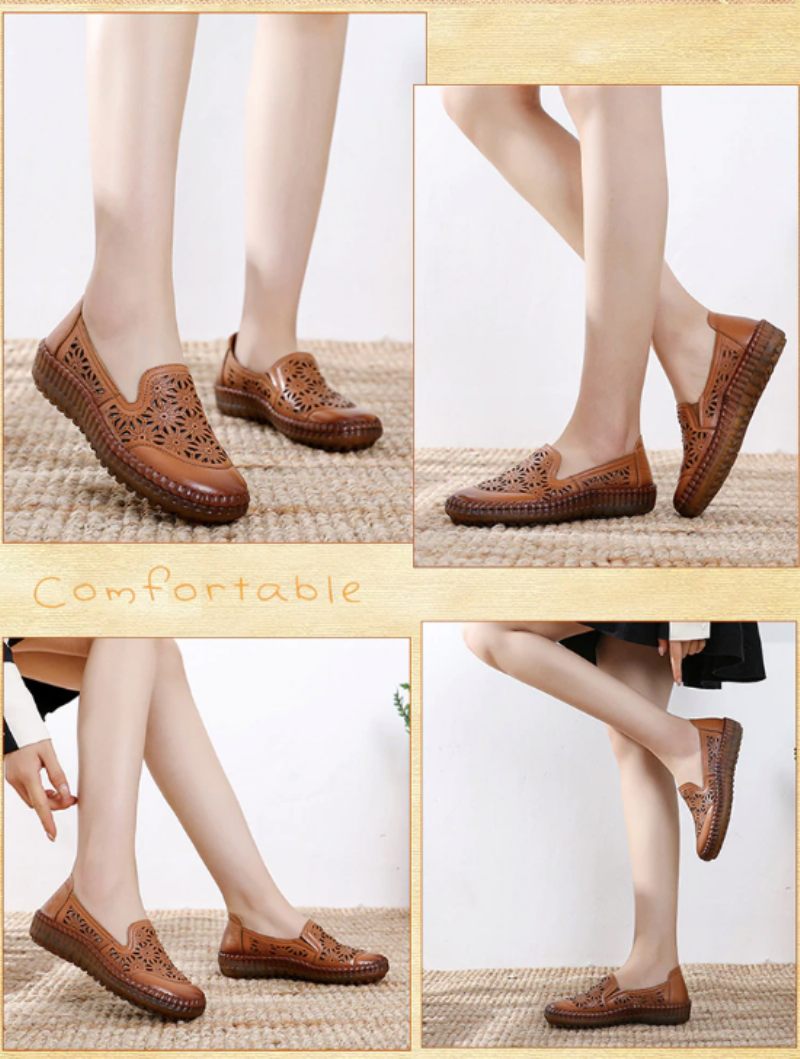 Olga Dam Loafer Skor - khaki