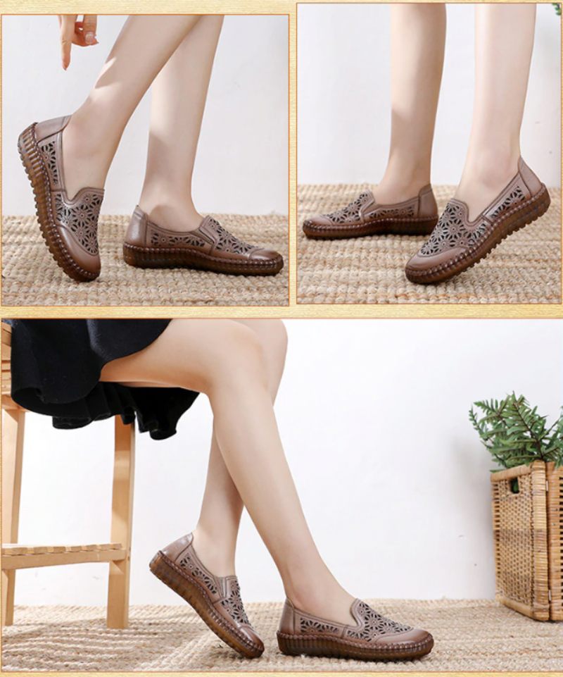 Olga Dam Loafer Skor - khaki