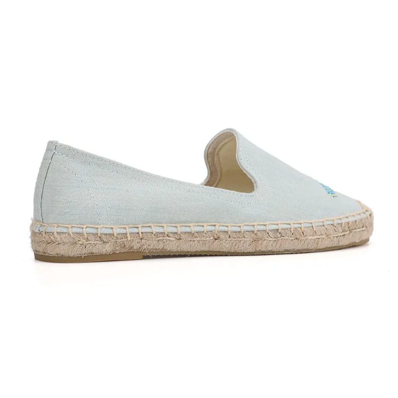 Olga Dambroderi Espadrilles - Himmelblå