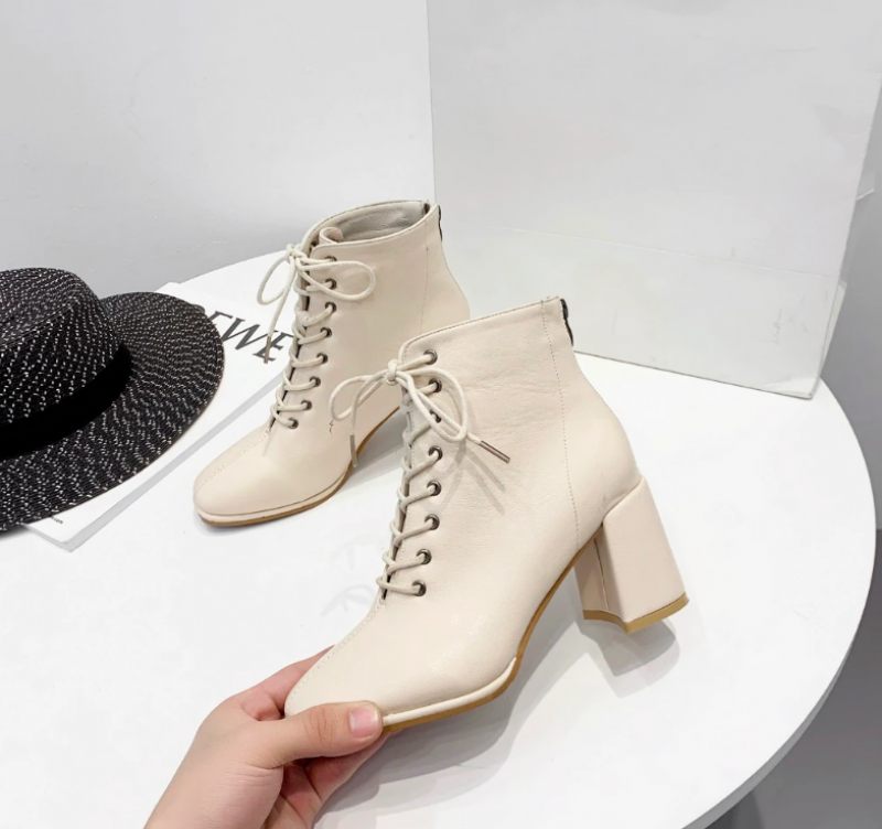 Olga Damstövlar - Beige