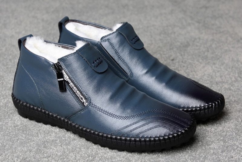 Olimar Loafers Snöskor För Män - Brun