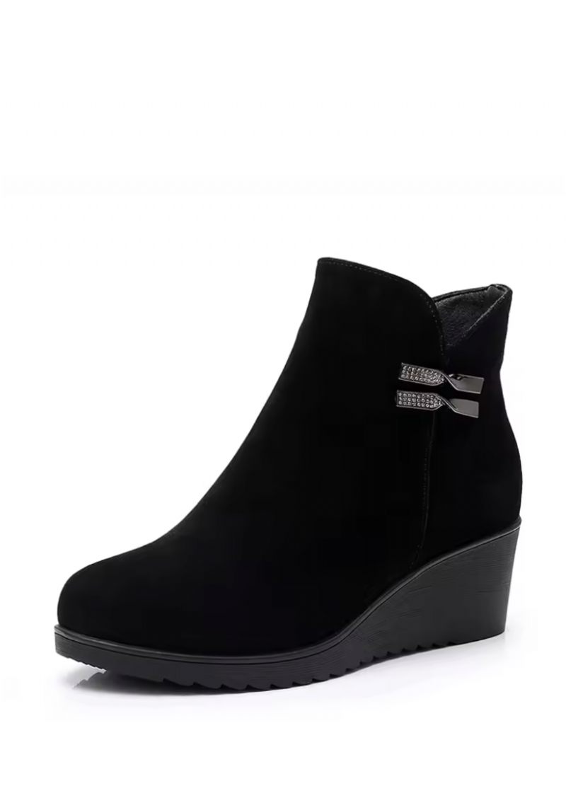 Oliver Wedges Platform Ankelboots För Kvinnor