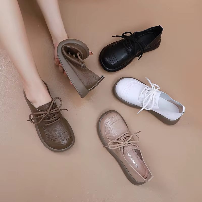 Olivia Flat Loafers För Kvinnor - Aprikos