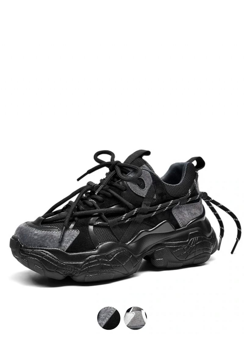 Oluche Sneakers Med Snörning För Kvinnor