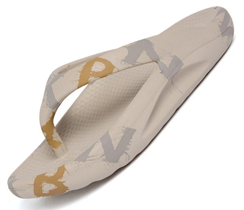 Omar Casual Flip Flops För Män - Kaki