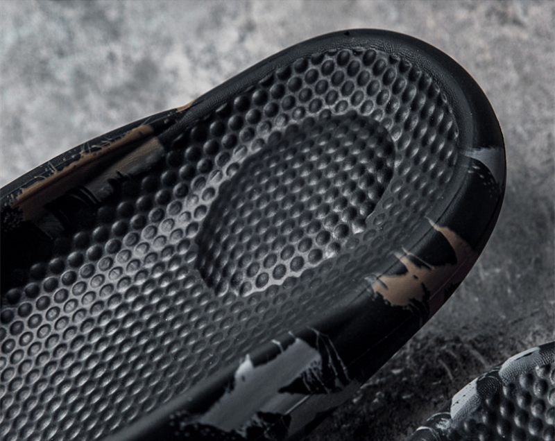 Omar Casual Flip Flops För Män - Kaki