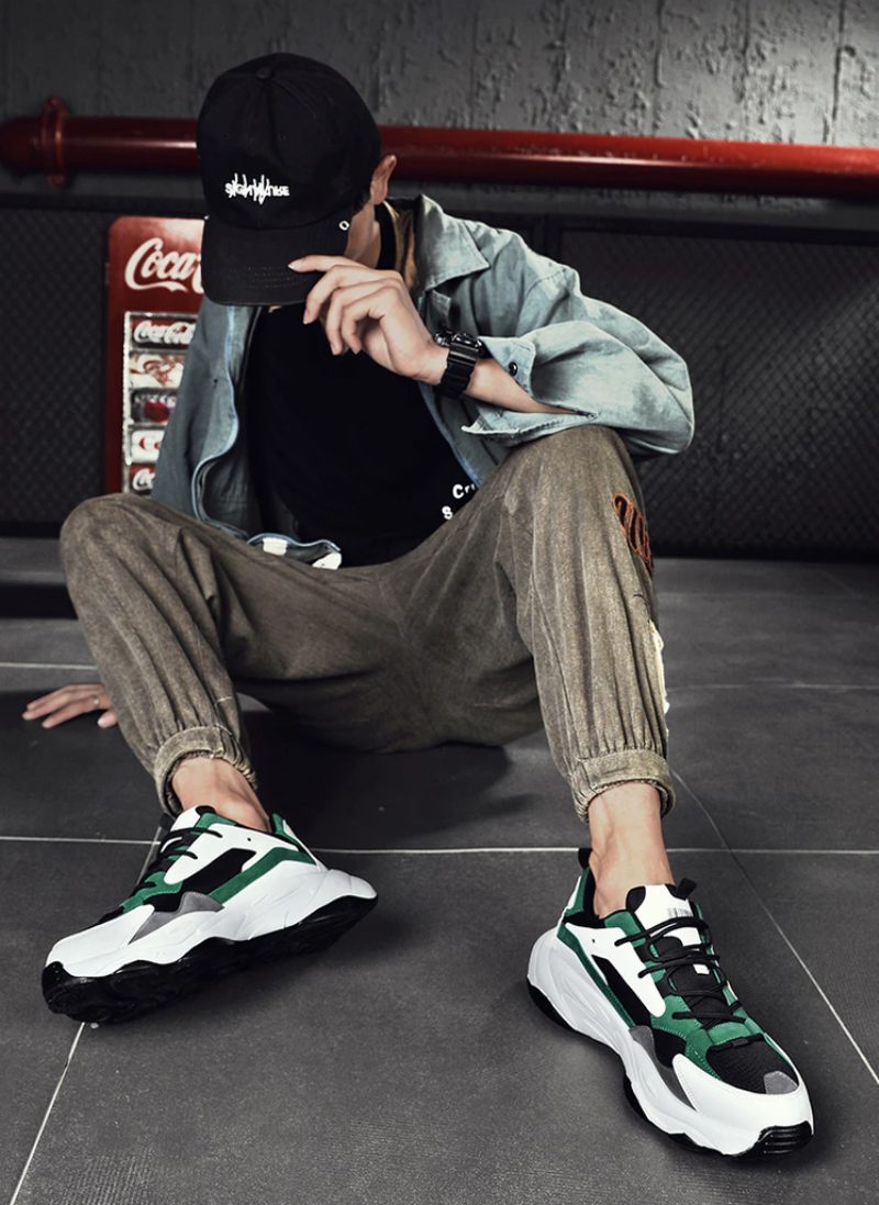 Onaga Fashion Sneakers För Män - Vit