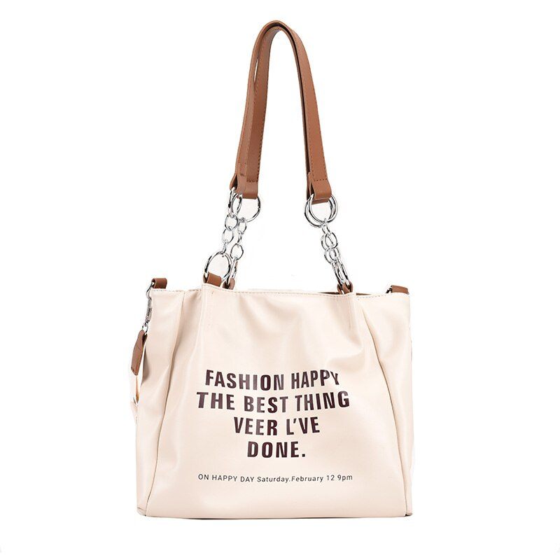 Onozo Designer Large Tote Handväska För Kvinnor - Khaki