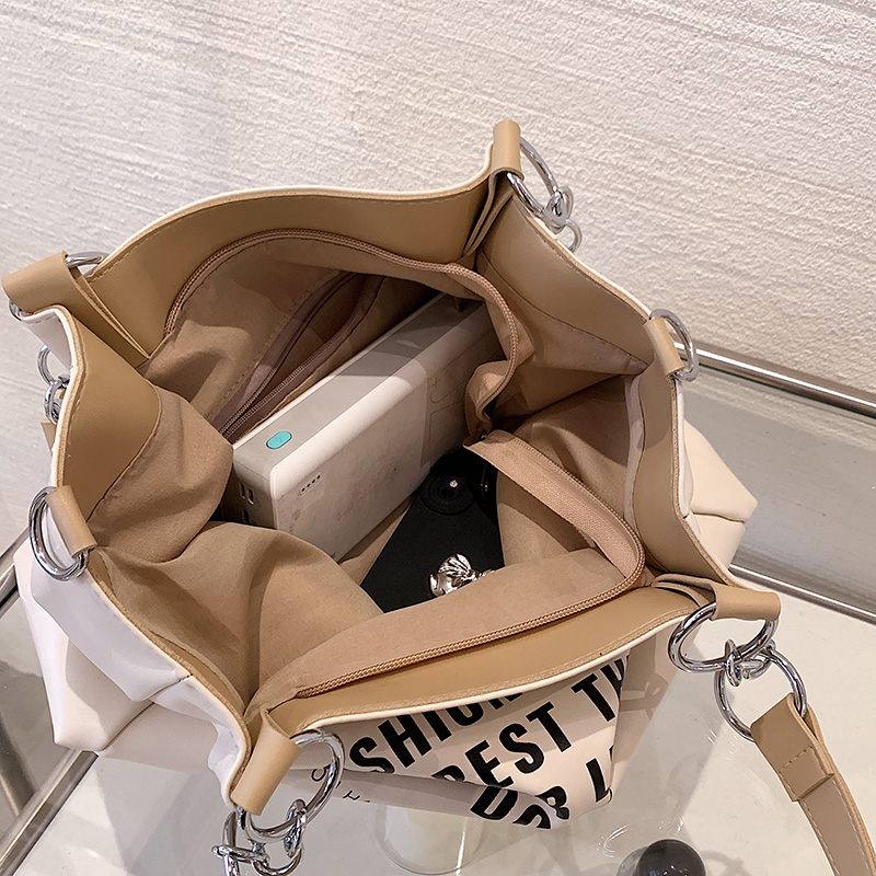 Onozo Designer Large Tote Handväska För Kvinnor - Khaki